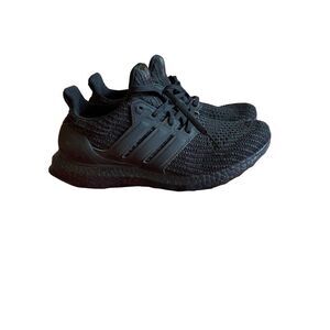 Adidas men’s ultra boost, 4.0 DN a triple black prime net sneakers, 7.5.